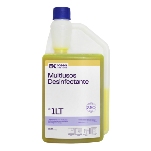 Gel Kleen Limpiador Multiusos Desinfectante Concentrado Limón 1L