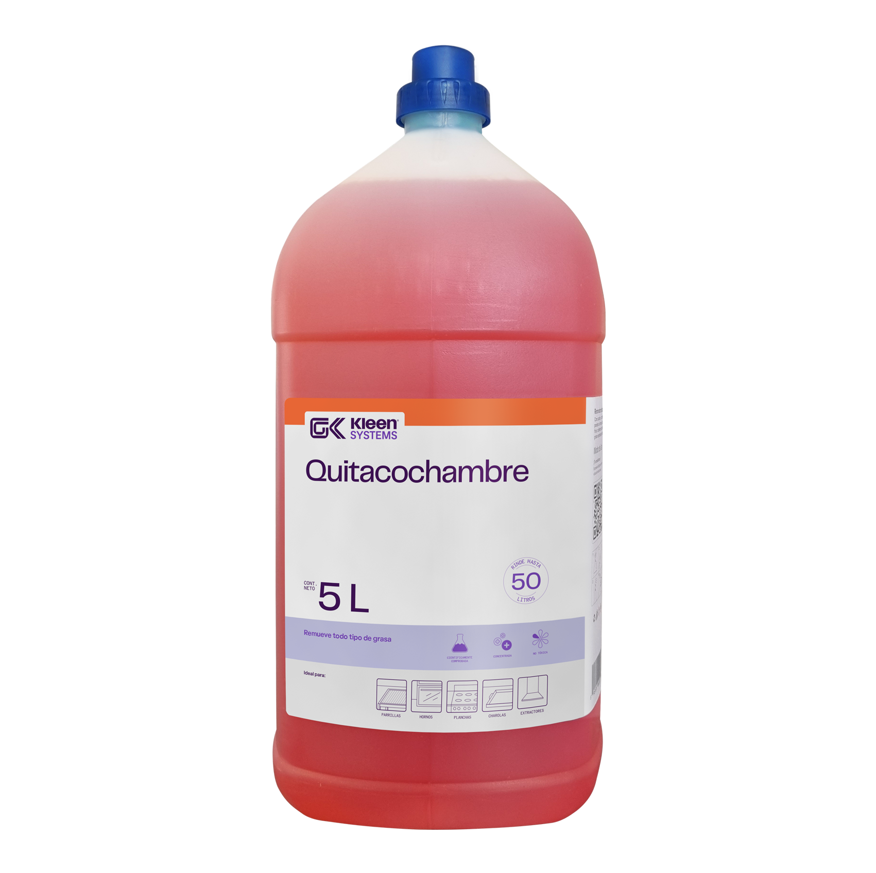 Gel Kleen Desengrasante Industrial Parrillas Hornos Campanas 5L