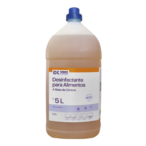 Desinfectante Cítrico Concentrado Gel Kleen 5L para Alimentos