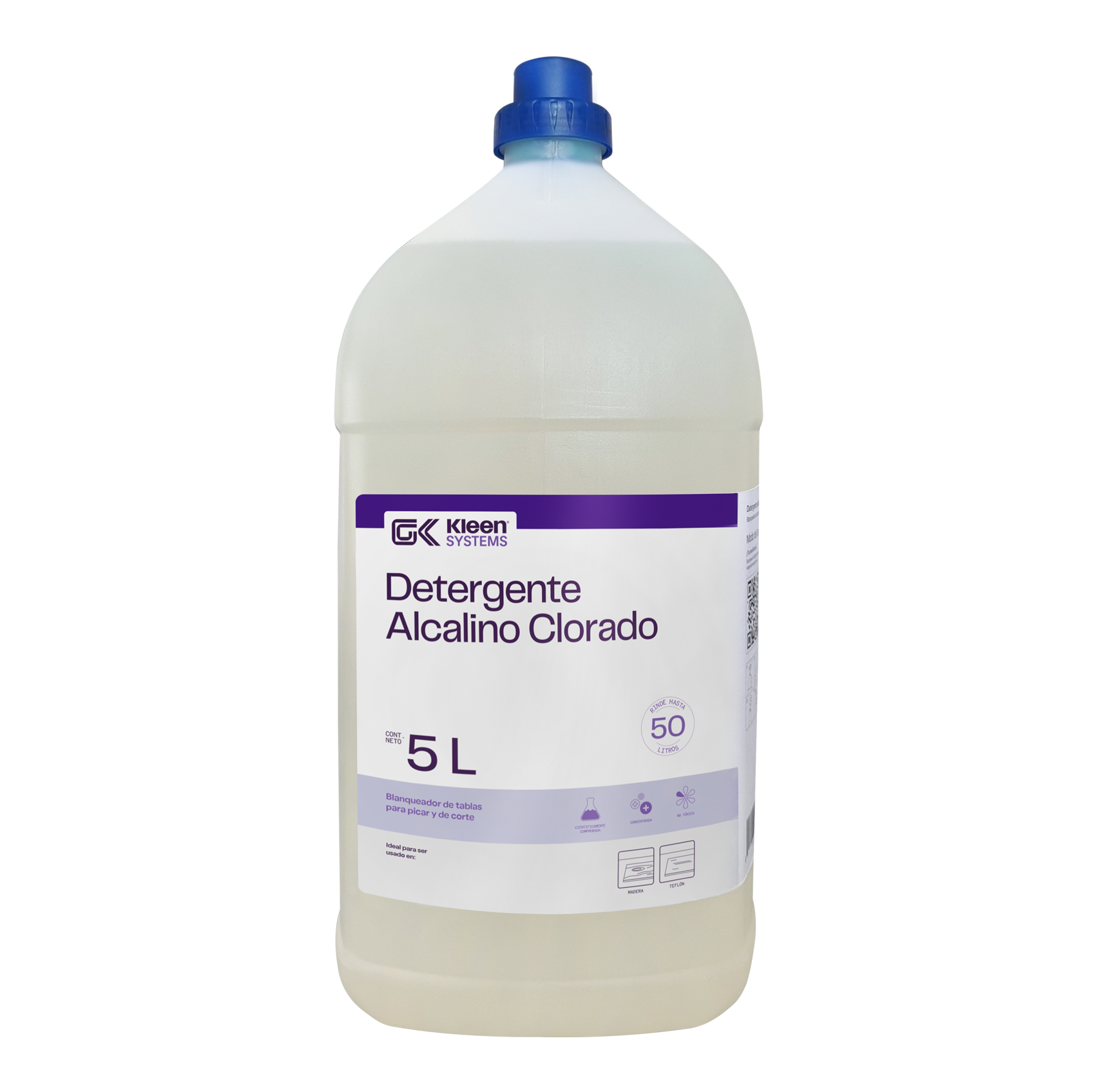Blanqueador y Desengrasante para Tablas de Corte Gel Kleen 5L