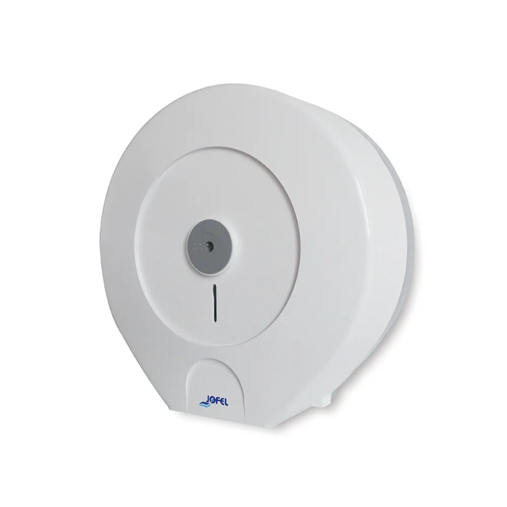 Dispensador de papel higiénico jumbo Altera Mini | Jofel PH51300 | 1 rollo 9″ (230 mm) | Blanco